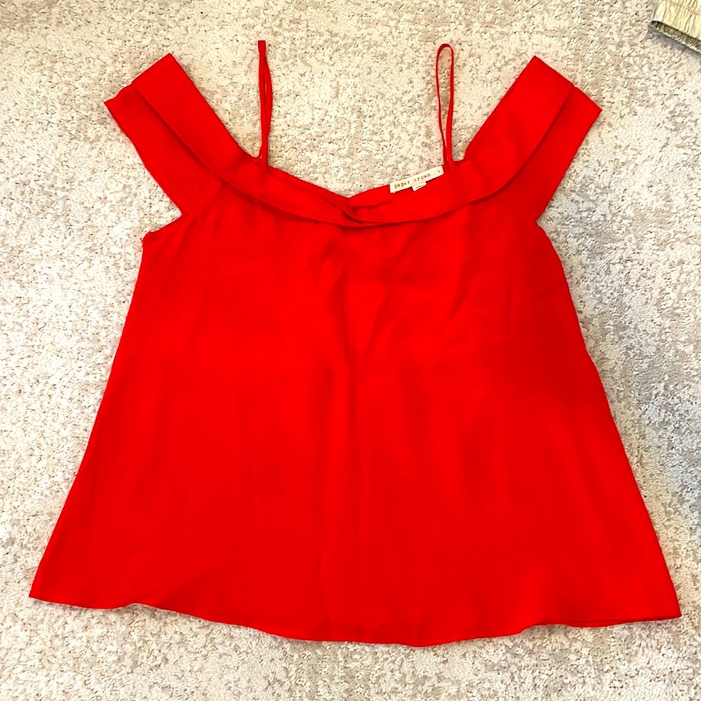 Red Paper Crown Blouse - size small